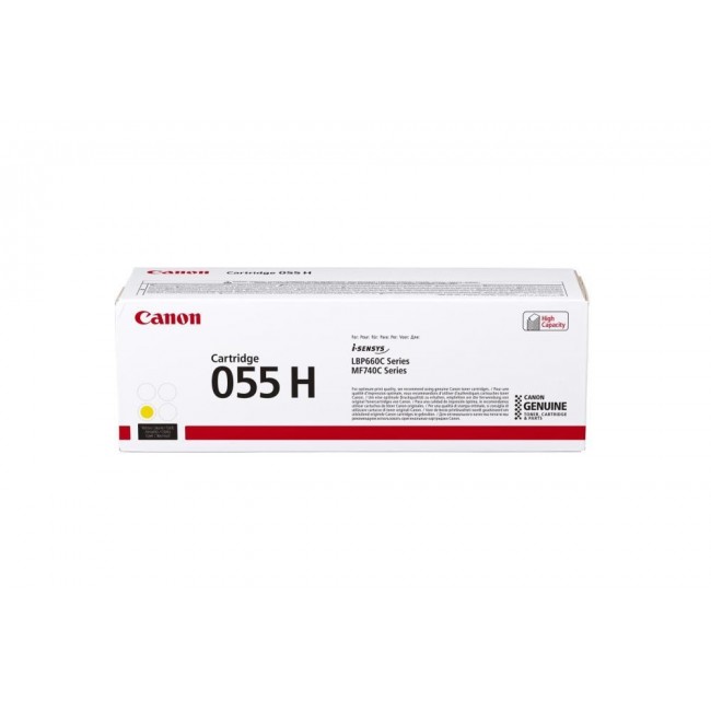 Canon 055H toner cartridge 1 pc(s) Original Yellow Canon 055H toner cartridge 1 pc(s) Original Yellow