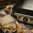 Fabrilamp P032CR3025 waffle iron 2 waffle(s) 1500 W Black, Nickel