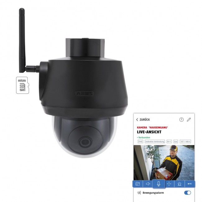 ABUS PPIC52520B security camera Dome IP security camera Outdoor 3840 x 2160 pixels Wall