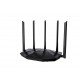 Tenda TX2 Pro wireless router Gigabit Ethernet Dual-band (2.4 GHz / 5 GHz) Black