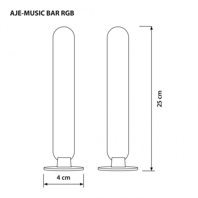 Activejet AJE-MUSIC BAR RGB LED music light