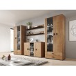 Cama set of two shelves 125cm SOHO lefkas oak/black