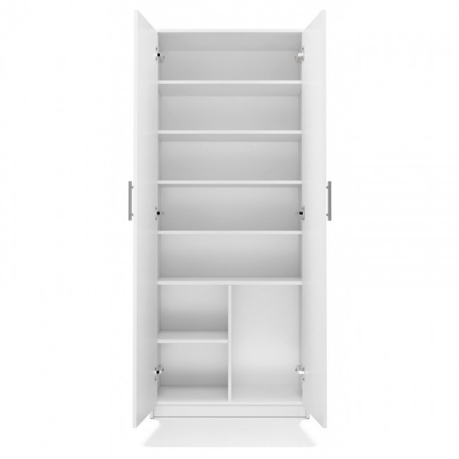 Filing cabinet OLIV 2D 74x35x180 cm, white