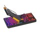 GENESIS Thor 230 TKL keyboard Gaming USB + RF Wireless + Bluetooth QWERTY Black, Grey, Orange