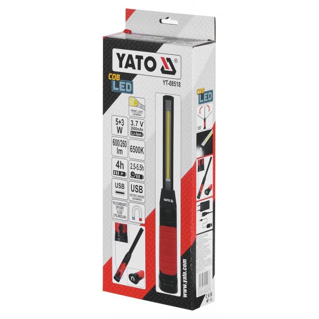 Yato YT-08518 work light Black LED 8 W Yato YT-08518 work light Black LED 8 W