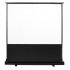 Maclean portable projection screen, compact, floor, 66