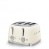 Smeg 50's Style Toaster TSF03CREU Cream