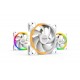 be quiet! Light Wings ARGB PWM Fan, Triple Pack - 120mm, white be quiet! Light Wings ARGB PWM Fan, Triple Pack - 120mm, white