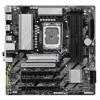 GIGABYTE B860M DS3H WIFI6E Motherboard - Intel Core Ultra Series CPUs, 5+1+2+1 Phases VRM, up to 9066MHz DDR5, 1xPCIe 5.0 + 1xPCIe 4.0 M.2, 2.5GbE LAN, WIFI 6E, USB 3.2 Gen 2