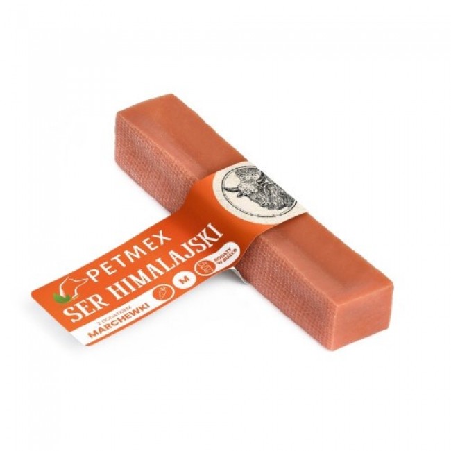 PETMEX Himalayan cheese with carrots M - dog treat - 80g PETMEX Himalayan cheese with carrots M - dog treat - 80g