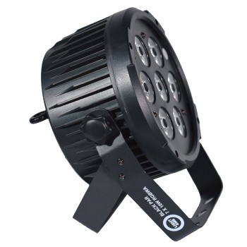 LIGHT4ME BLACK PAR 7x10W RGBWA LED Powerful Lightweight