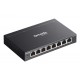 TP-Link Omada ES208GP network switch Managed L2 Gigabit Ethernet (10/100/1000) Power over Ethernet (PoE) DIN rail Black