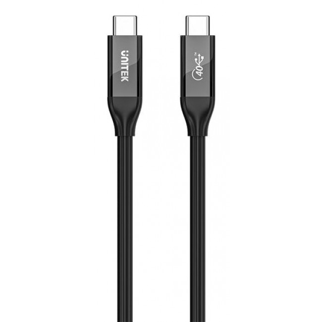 UNITEK C14100ABK01-2M USB cable USB4 Gen 2x2 USB C 40 Gbit/s 240 W Black