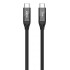 UNITEK C14100ABK01-2M USB cable USB4 Gen 2x2 USB C 40 Gbit/s 240 W Black