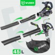Electric leaf blower 3000 W with shredder 15:1 W43422 WUBER