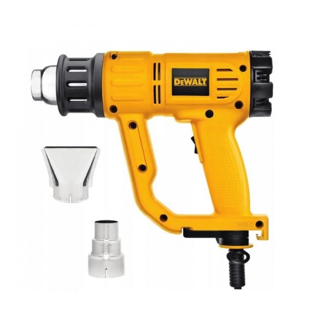 Heat Gun with Temperature Control DEWALT D26414 650 l/min 600 C 2000 W Black, Yellow