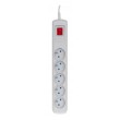 Activejet grey power strip with cord ACJ COMBO 5G/1,5M/BEZP. AUT/S Activejet grey power strip with cord ACJ COMBO 5G/1,5M/BEZP. AUT/S