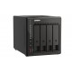 QNAP TS-453E NAS Tower Intel Celeron J6412 8 GB 0 TB QNAP QTS Black QNAP TS-453E NAS Tower Intel Celeron J6412 8 GB 0 TB QNAP QTS Black