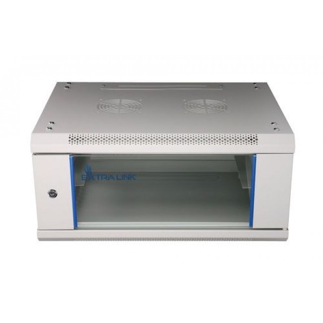 Extralink Rackmount cabinet 4U 600x450 Gray wall mounted Extralink Rackmount cabinet 4U 600x450 Gray wall mounted