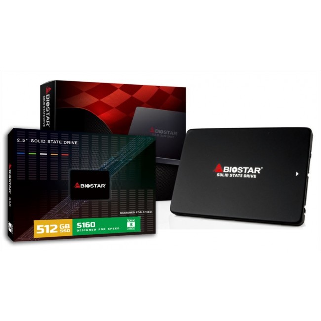 Biostar S160 512GB SATA SSD Biostar S160 512GB SATA SSD