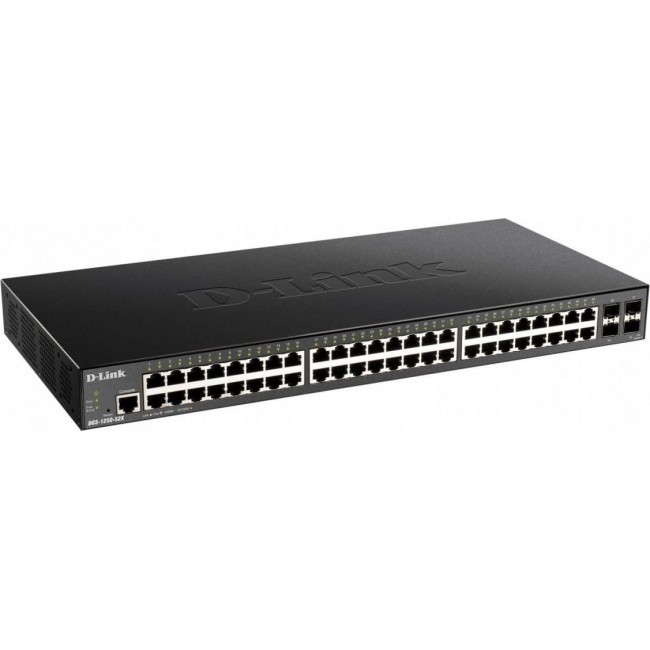 Switch D-Link DGS-1250-52X/E Gigabit Ethernet (10/100/1000) Black Switch D-Link DGS-1250-52X/E Gigabit Ethernet (10/100/1000) Black