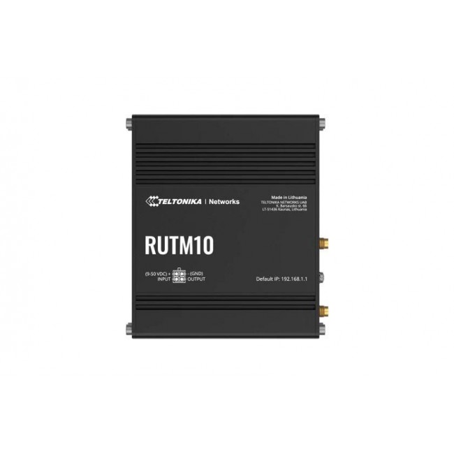 Teltonika RUTM10 wireless router Gigabit Ethernet Dual-band (2.4 GHz / 5 GHz) Black Teltonika RUTM10 wireless router Gigabit Ethernet Dual-band (2.4 GHz / 5 GHz) Black