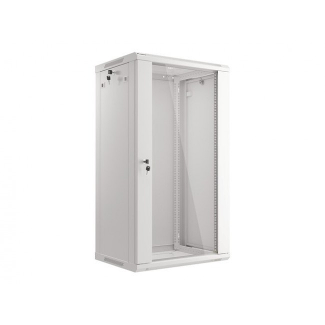 Lanberg Wall mounting rack cabinet 19'' 22U 600x450mm Grey