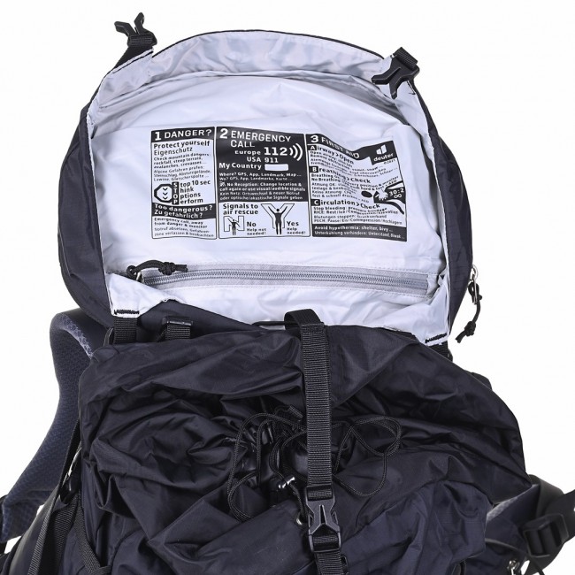 Deuter Aircontact Lite 40 + 10 40 L Black, Blue Deuter Aircontact Lite 40 + 10 40 L Black, Blue