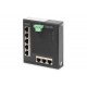 Digitus 8 Port Gigabit Ethernet Network Switch, Flat, Industrial, Unmanaged