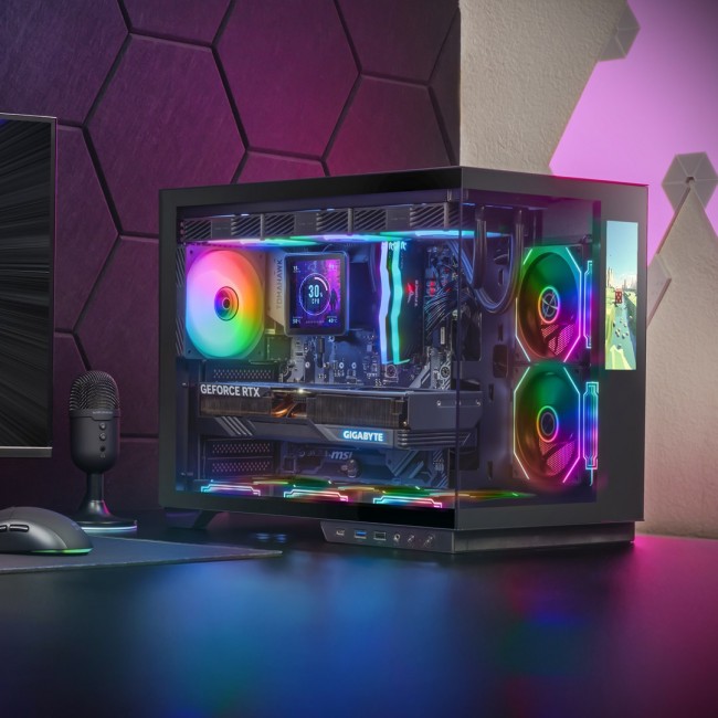 Mars Gaming MCMIRAGE computer case Midi Tower Black