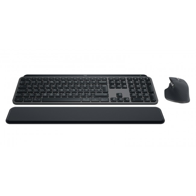 Logitech Master MX Keys Combo for Bussiness keyboard Mouse included Office RF Wireless + Bluetooth QWERTY US International Graphite Logitech Master MX Keys Combo for Bussiness keyboard Mouse included Office RF Wireless + Bluetooth QWERTY US International Graphite