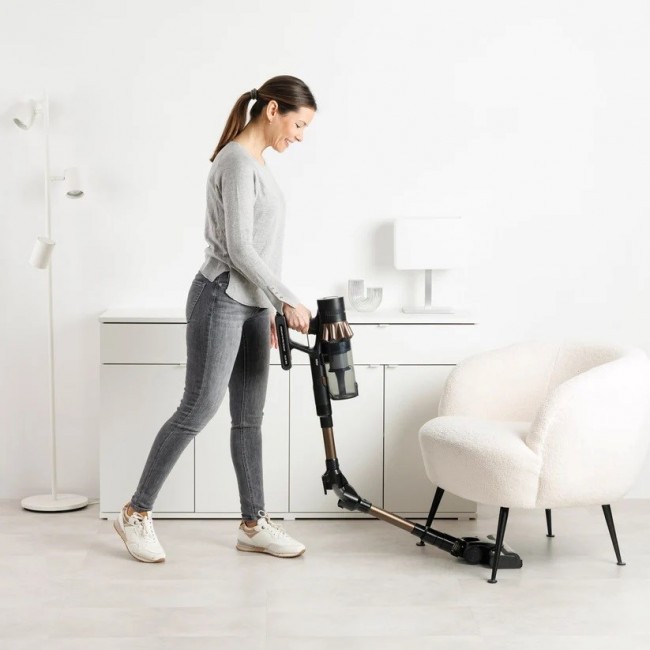 Taurus Homeland X9 Pro Pet & Car Cordless Stick Vacuum Cleaner Battery-powered Dry HEPA Bagless 0.7 l 615 W Black, Brown 2.5 Ah Taurus Homeland X9 Pro Pet & Car Cordless Stick Vacuum Cleaner Battery-powered Dry HEPA Bagless 0.7 l 615 W Black, Brown 2.5 Ah