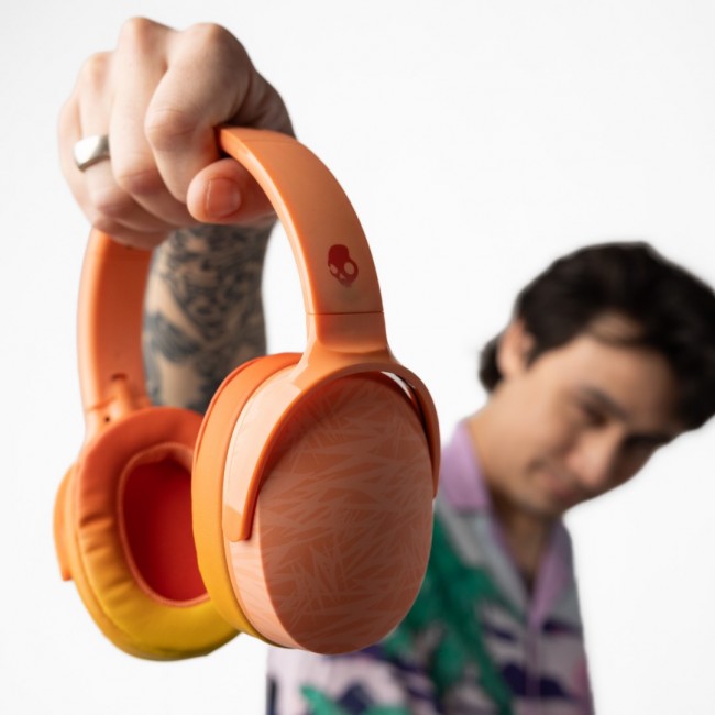 Skullcandy Hesh Evo Headphones Wireless Head-band Music USB Type-C Bluetooth Orange
