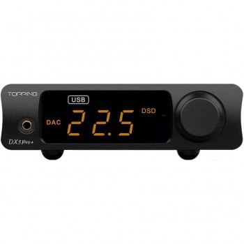 Topping DX3 Pro+ BK - USB DAC and headphone amplifier, black