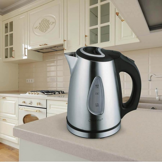 Electric kettle MAESTRO MR-029NEW 1l Stainless steel 1600 W