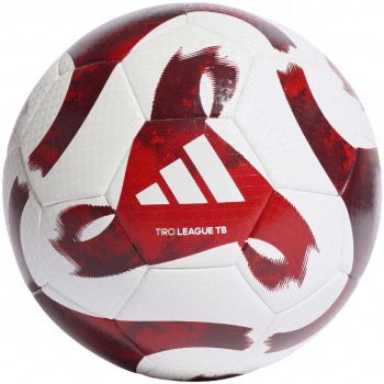 adidas Tiro League Thermally Bonded Football White & Red HZ1294 5