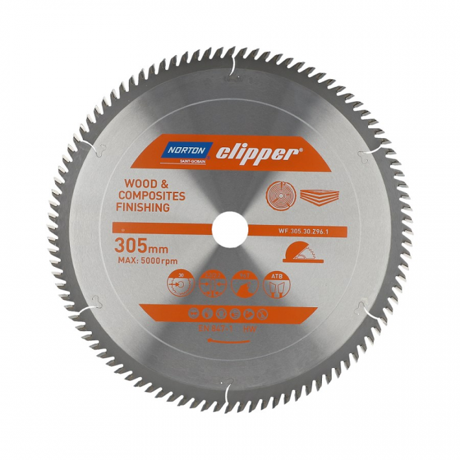 NORTON PI A TARCZOWA 305mm x 30mm x 96z DREWNO I KOMPOZYTY ATB (3,2 / 2,2) NORTON PI A TARCZOWA 305mm x 30mm x 96z DREWNO I KOMPOZYTY ATB (3,2 / 2,2)
