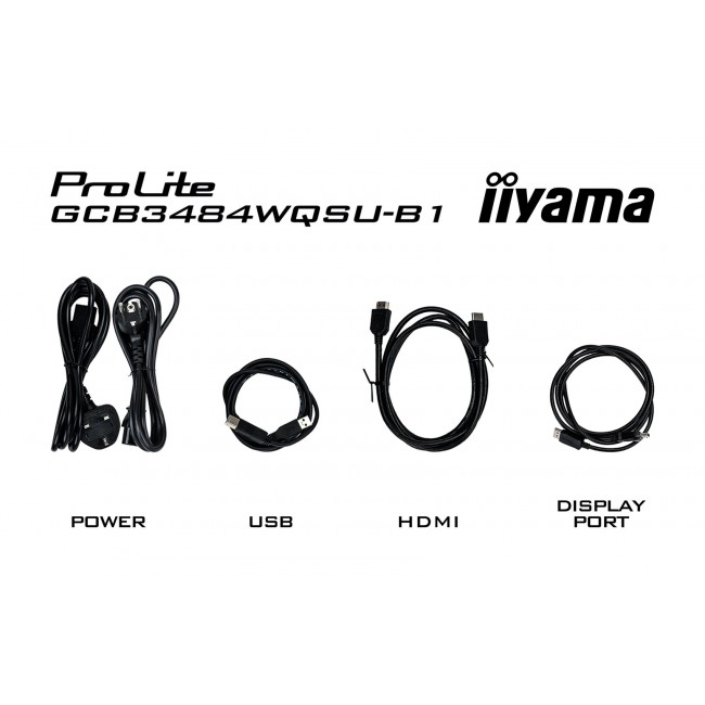 iiyama G-MASTER Get ahead with the curved GCB3484WQSU-B1 Red Eagle featuring 180Hz refresh rate and 0.4ms response time