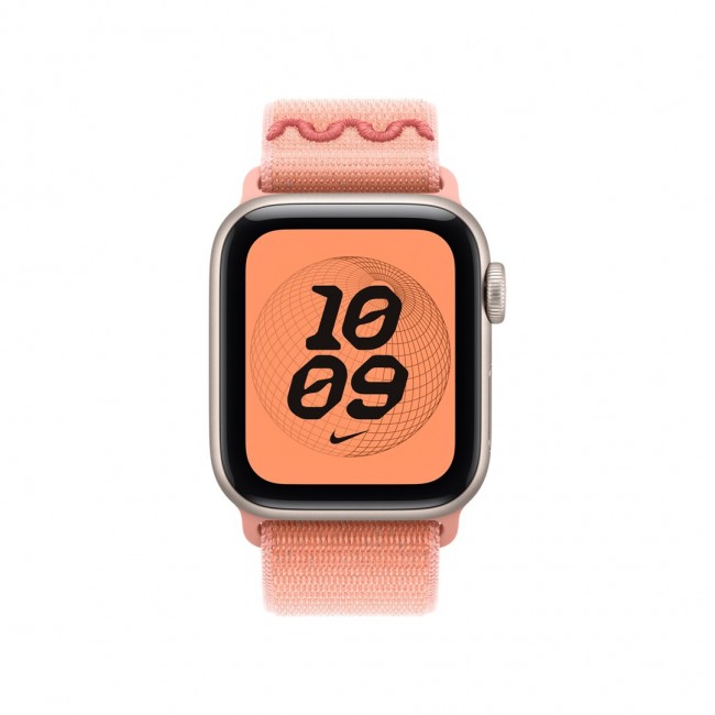Apple Nike Sport Loop Band Pink Nylon, Recycled polyester, Spandex Apple Nike Sport Loop Band Pink Nylon, Recycled polyester, Spandex