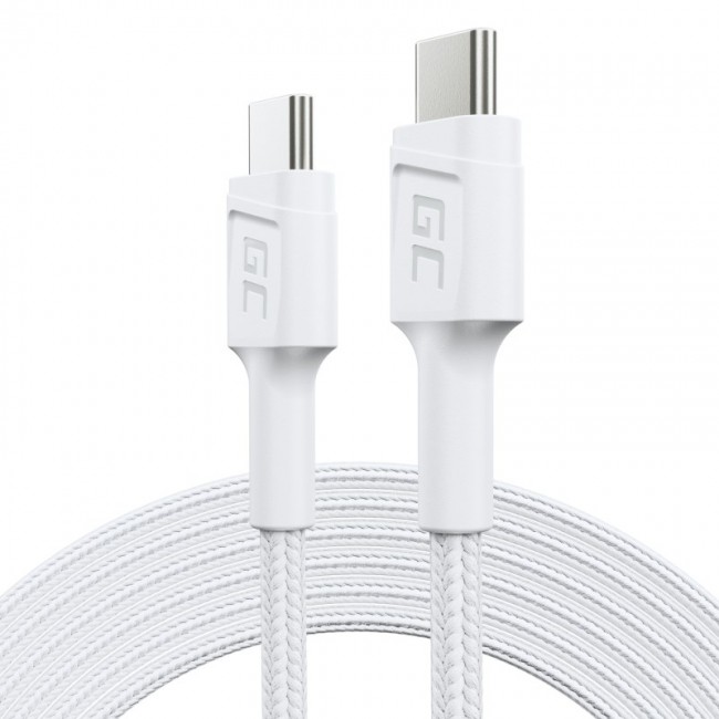 Green Cell KABGC29W USB cable USB 3.2 Gen 1 (3.1 Gen 1) 2 m USB C White Green Cell KABGC29W USB cable USB 3.2 Gen 1 (3.1 Gen 1) 2 m USB C White