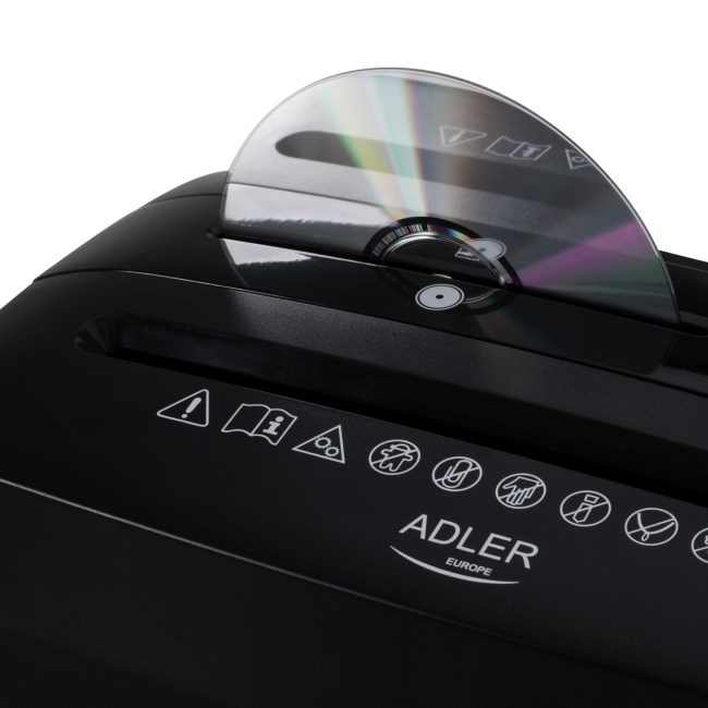 Adler AD 1037 Document Shredder Black Adler AD 1037 Document Shredder Black