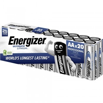 Energizer Ultimate Lithium L91 Mignon AA Batterie 20er Box