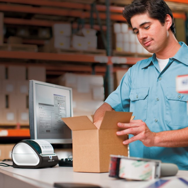 DYMO Authentic LabelWriter High-Capacity Shipping Labels | (59 mm x 102 mm) | 2 Rolls of 575 Easy-Peel Labels (1,150 Mailing Labels) | Self-Adhesive | for LabelWriter 4XL/5XL Label Makers