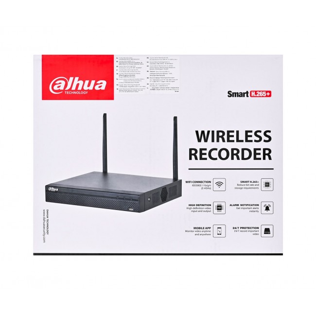 Dahua Technology NVR1104HS-W-S2-CE 1U Black