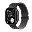 Apple Watch Ultra 3 GPS + Cellular 49mm Black Titanium Case with Black Titanium Milanese Loop - Medium Apple Watch Ultra 3 GPS + Cellular 49mm Black Titanium Case with Black Titanium Milanese Loop - Medium