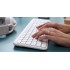 Logitech 920-012452 keyboard Office RF Wireless + Bluetooth QWERTZ German White