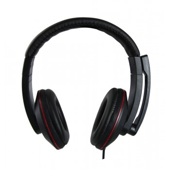 Esperanza EH118 headphones/headset Wired Head-band Calls/Music Black, Red