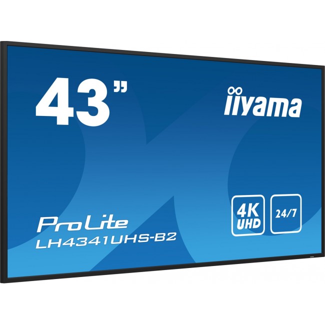iiyama LH4341UHS-B2 Signage Display 108 cm (42.5 iiyama LH4341UHS-B2 Signage Display 108 cm (42.5