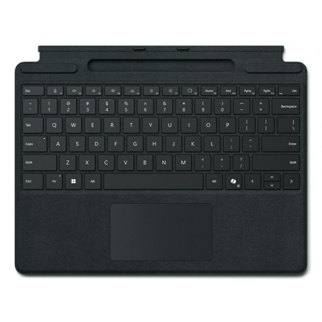Microsoft Surface Pro Keyboard with pen storage for Business QWERTZ German Microsoft Cover port Black