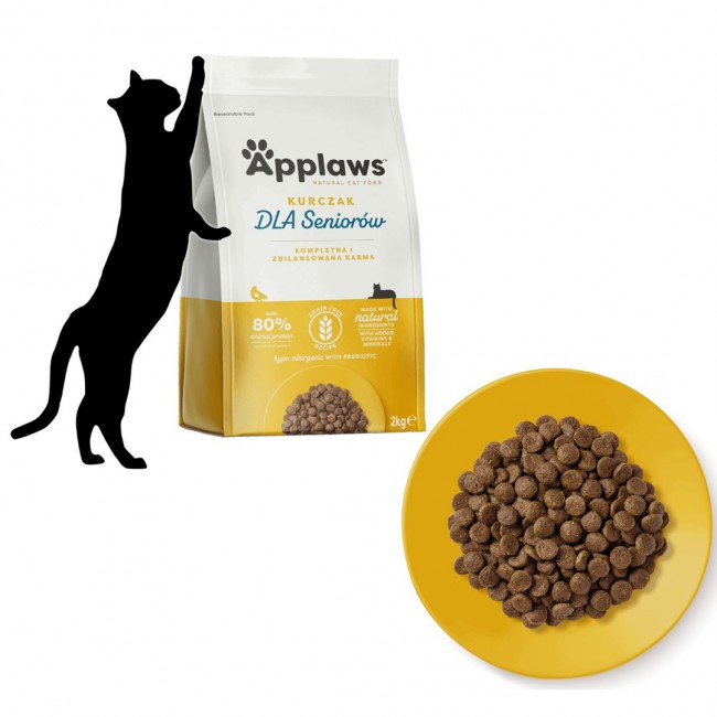 APPLAWS Senior Chicken - dry cat food - 2kg APPLAWS Senior Chicken - dry cat food - 2kg